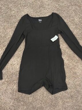 PacSun Black Long Sleeve Romper
